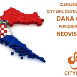 Poštovani kupci City Life centar neće raditi 08.10. povodom Dana neovisnosti