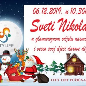 Sv. Nikola dolazi na otvaranje City Life Božićne čarolije