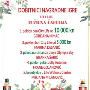 Izvučeni su dobitnici Božićne čarolije Izvučeni su dobitnici Božićne čarolije