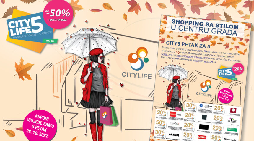 City5 petak donosi popuste za čistu peticu !!! City5 petak donosi popuste za čistu peticu !!!