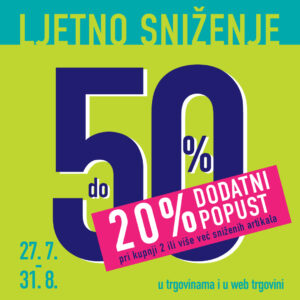 U trgovini MANA ljetno sniženje i dalje raste!