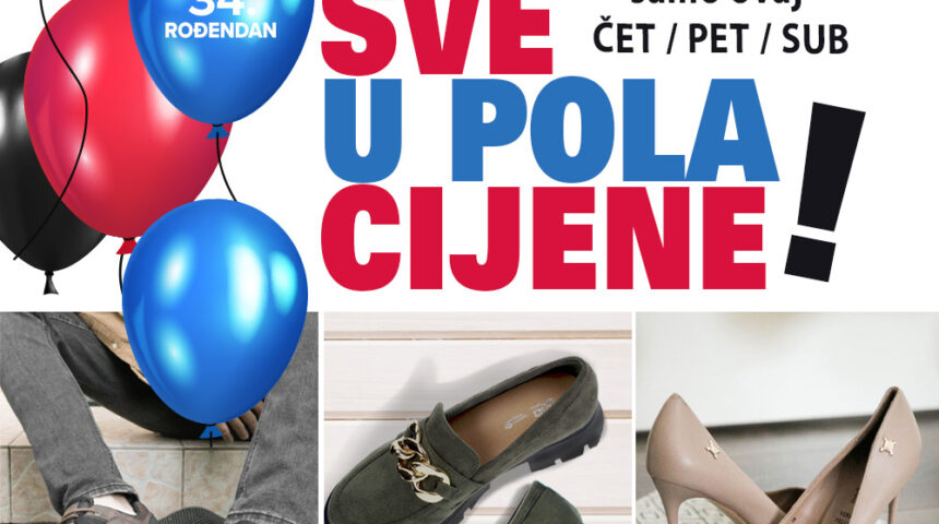 “Sve u pola cijene”u Planet obući “Sve u pola cijene”u Planet obući
