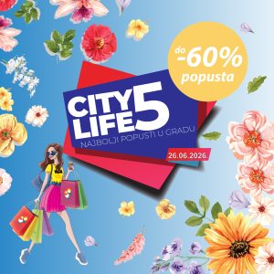 CITY5 petak u City Lifeu – ljetni shopping uz odlične popuste! CITY5 petak u City Lifeu – ljetni shopping uz odlične popuste!