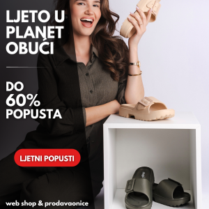 Ljeto u Planet Obući – Popusti do -60% Ljeto u Planet Obući – Popusti do -60%