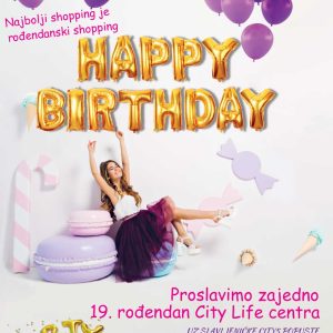 Rođendanska CITY5 petica – slavimo 19 godina City Lifea! Rođendanska CITY5 petica – slavimo 19 godina City Lifea!